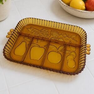 1970's Indiana Glass Relish Tray